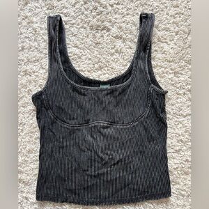 Wild Fable Charcoal Striped Tank Top